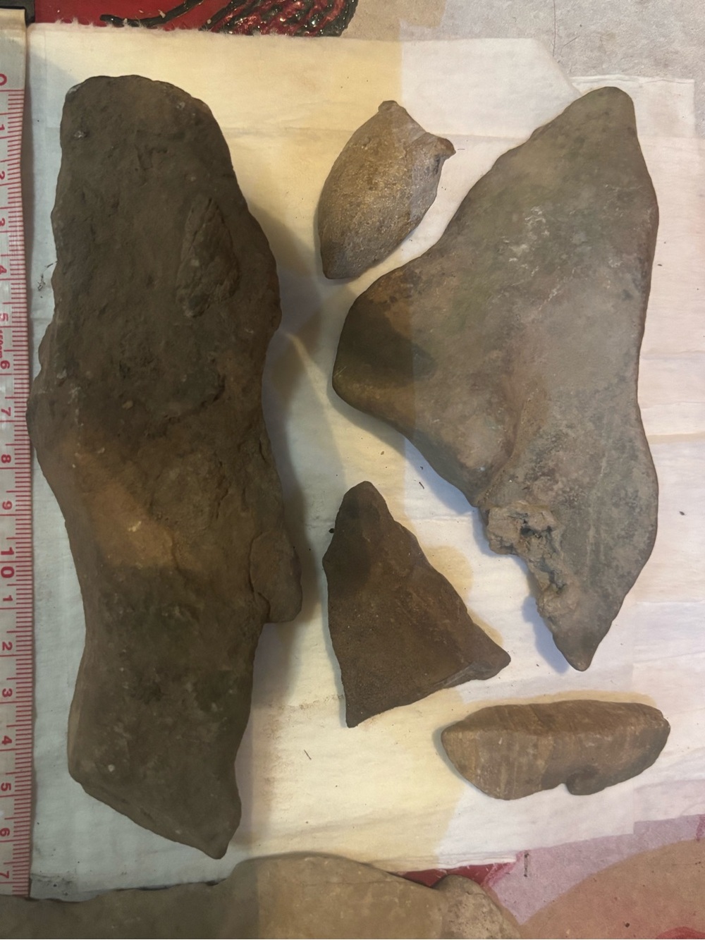 Archaeological Indian artifacts